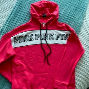 Victoria's Secret pink stylish hoodie.Size medium.